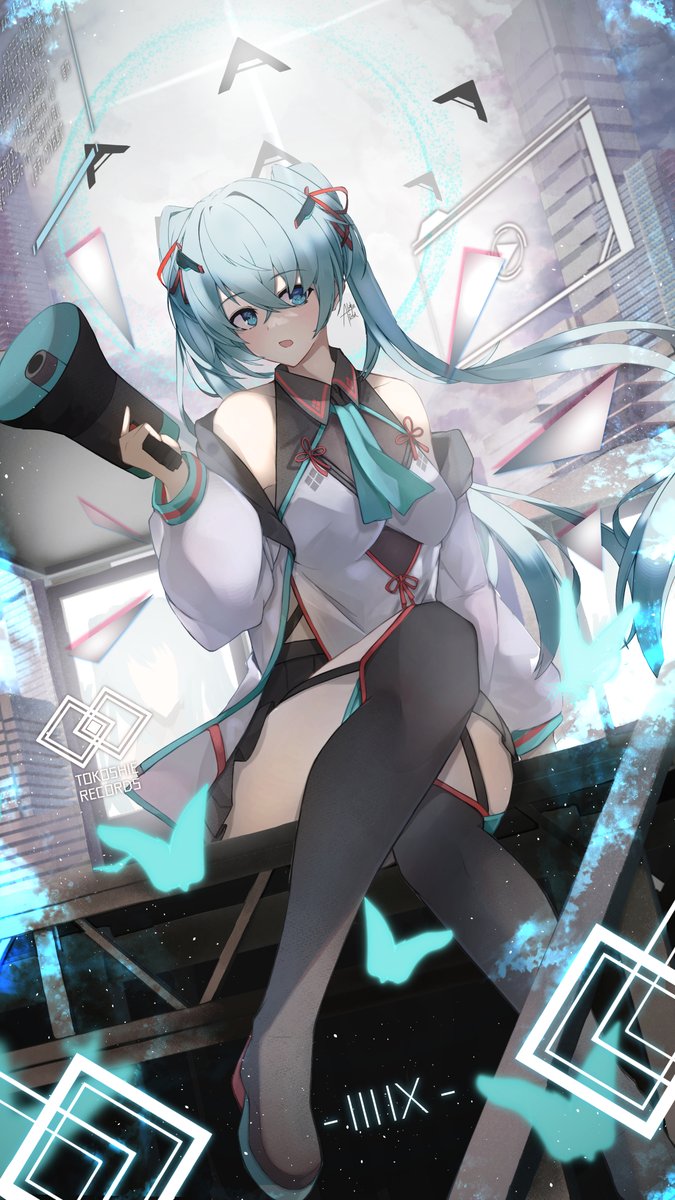 初音ミク 「world "of me"
#初音ミク  #ミクの日 #ミクの日2022 」|有葉米太（非公式）のイラスト