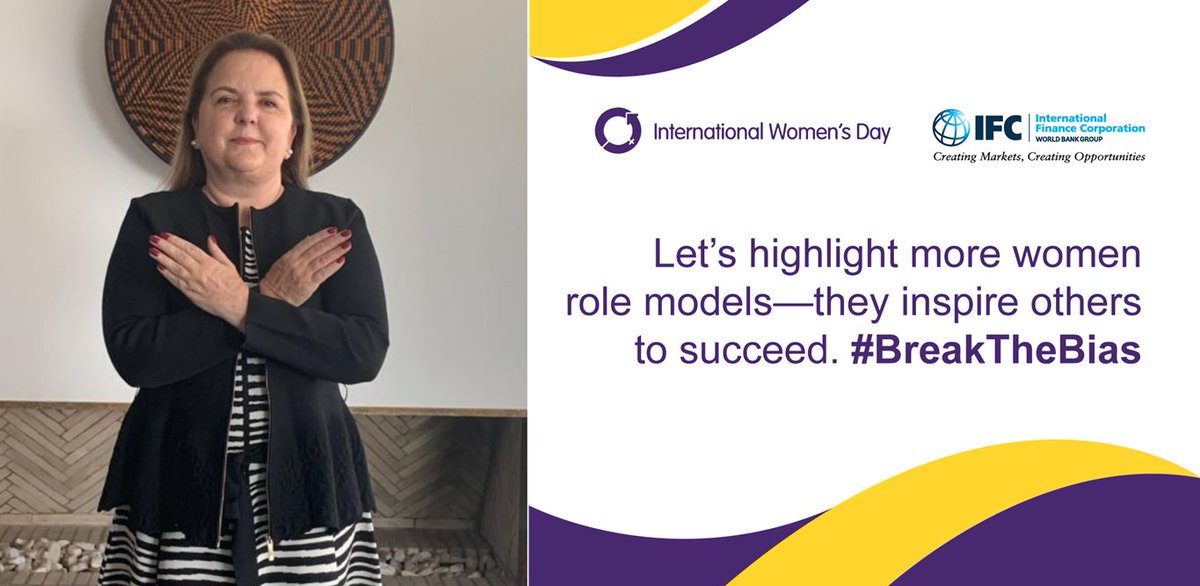 #BreakTheBias in your firm!

🙋🏽‍♀‍ Retain female staff
🍼 Address care needs
🤝 Create respectful workplaces
🙌🏿 Focus on well-being
🤳🏽 Close digital gender gaps
💳 Support women's access to finance

ifc.org/gender #IWD2022 #IFCgender