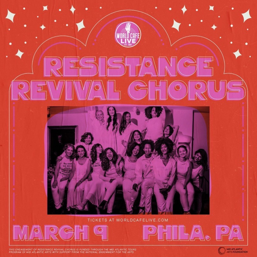 💥PHILLY! Lift your voices + spirits with us at <a href="/worldcafelive/">World Cafe Live</a> TOMORROW 3/9, as we join forces w local indie bookshop <a href="/harriettsbooks/">Harriett’s Bookshop</a> to uplift joy in resistance &amp; celebrate women + nonbinary artists and activists this #WomensHistoryMonth: wl.seetickets.us/event/Resistan… #WomensDay2022
