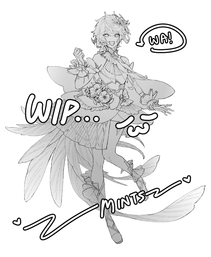 Yay stream end!!! I think I'll stick with this design for now x'D! Hopefully I can continue a lil tmr! 