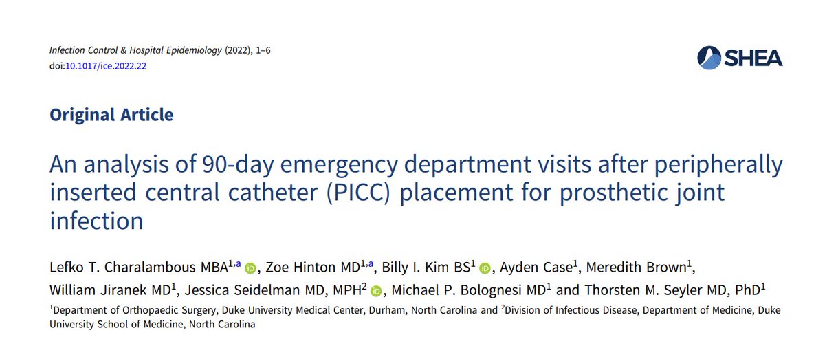Infection Control & Hospital Epidemiology tweet media