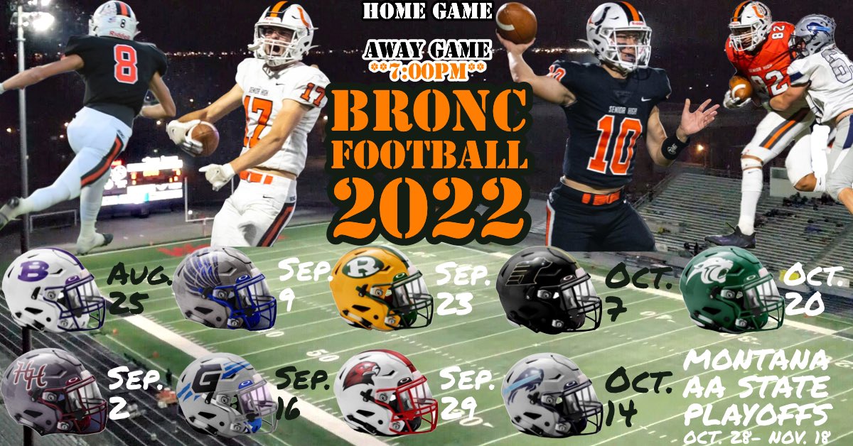 Senior Bronc Football tweet media