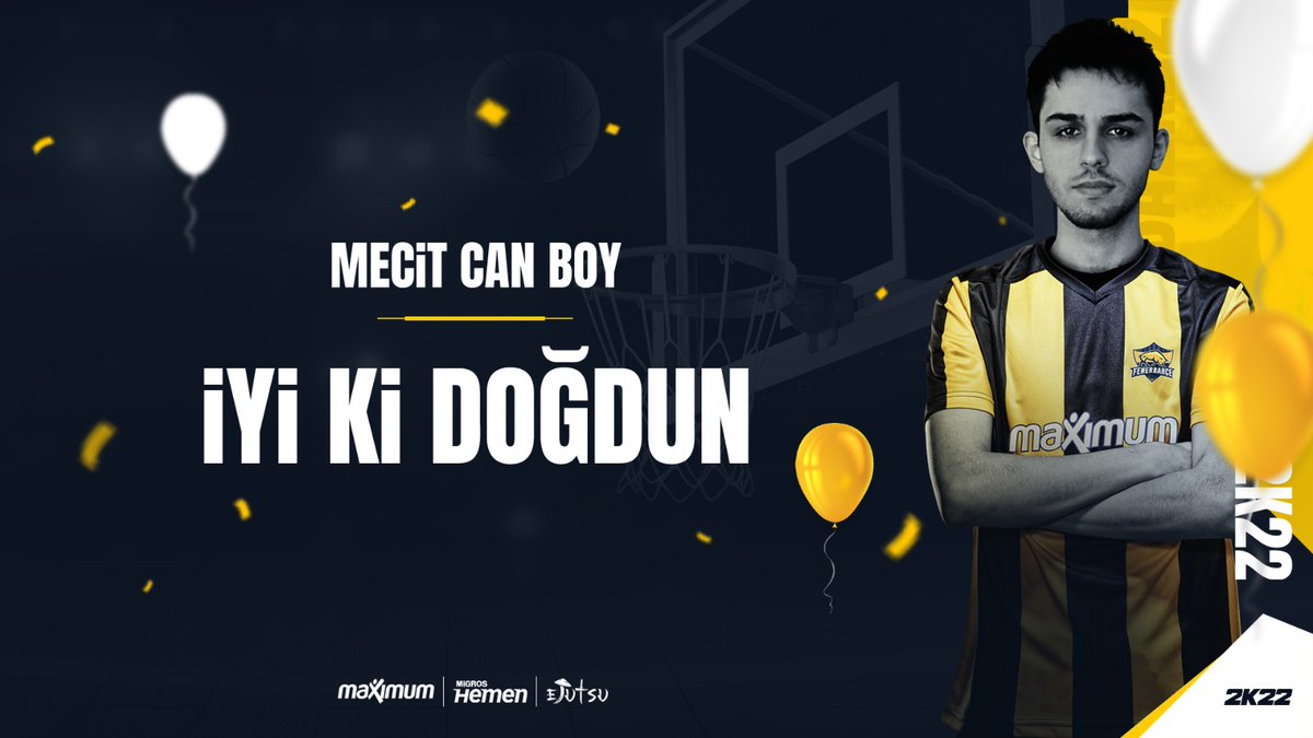 Bugün NBA2K takımımızdan Mecit Can "CanBoym" Boy'un doğum günü!

Nice başarı dolu, sağlıklı ve mutlu senelere <a href="/CanBoym2k/">CanBoym</a>! 🎉💛💙