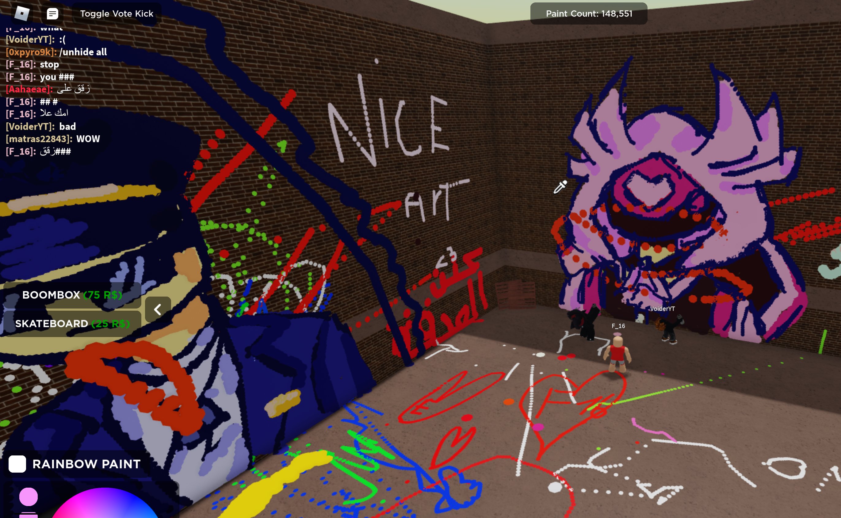 Roblox Spray Paint INAPPROPRIATE Art 