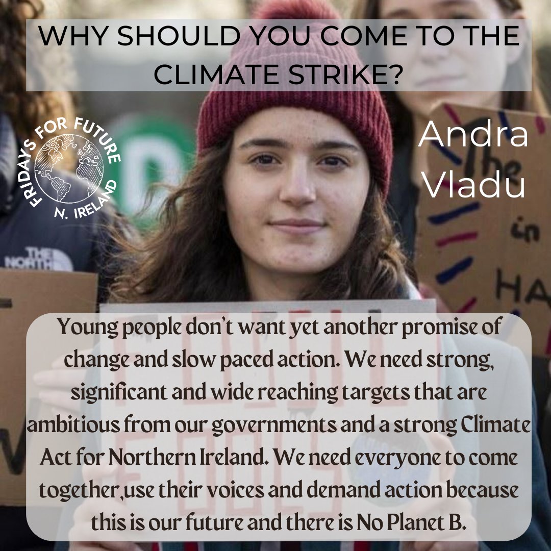 WHY SHOULD YOU JOIN THE CLIMATE STRIKE ON THE 25TH OF MARCH? Heres Andra‘s reason for joining (part 2) #ClimateActionNow #ClimateAction #COP26 #ClimateCrisis