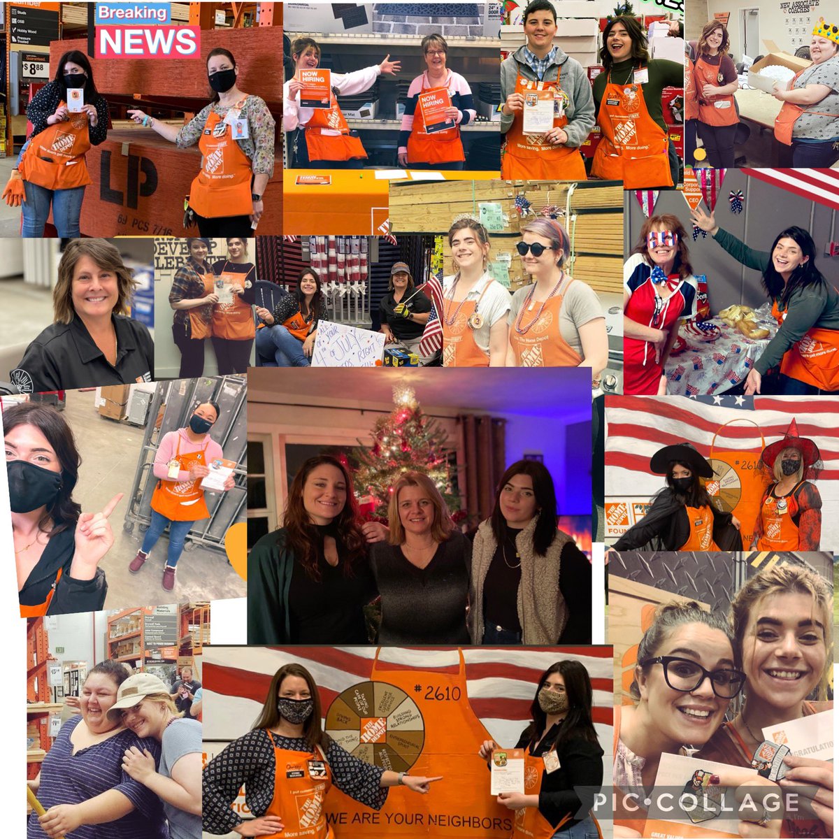 Happy International Women’s Day! Thank you to all the strong and resilient women in my life and around the world that have paved the way! We can do it 💪 I am so thankful for the bonds I’ve gotten to build within Home Depot with these inspiring ladies! #InternationalWomensDay