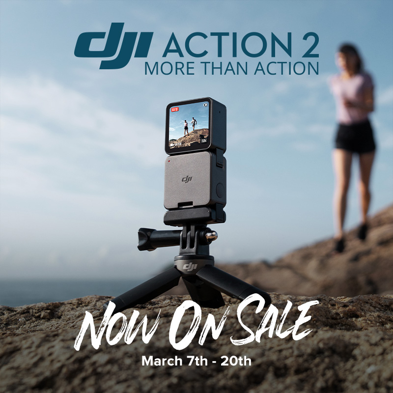 dronenerds's tweet photo. Surprise sale on the DJI Action 2 Camera!
Great deals available on the Dual Screen Combo & Power Combo!
Get yours now: https://t.co/aSfriqs3eR
#DJIAction2 #DJI #activecamera #dronenerds https://t.co/17OoVDIXKp