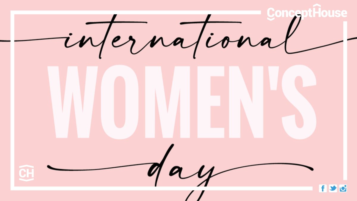 ConceptHouseM's tweet photo. Happy #InternationalWomensDay 😀 https://t.co/w2xD3QgcWT