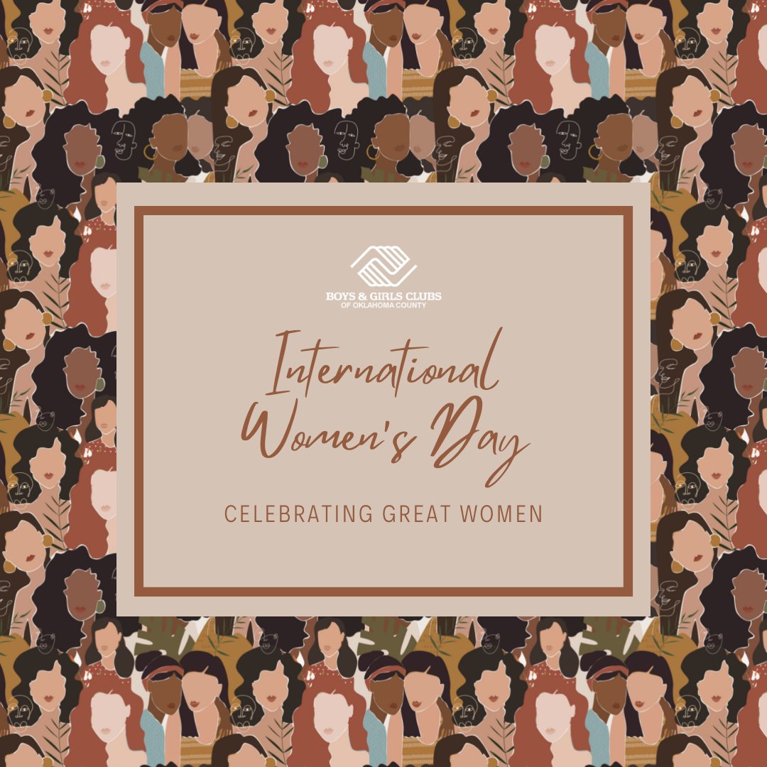 Happy International Women's Day! We are proud to provide great futures to all the girls and women we serve in Oklahoma County. #GreatFuturesStartWithHer