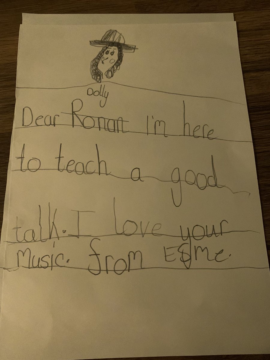 2ndWhickham's tweet photo. @DollyParton Esme (aged 7) from 2nd Whickham Brownies chose you as her favourite role model on #InternationalWomensDay She made you this postcard 😀 https://t.co/XScGkW6wPu