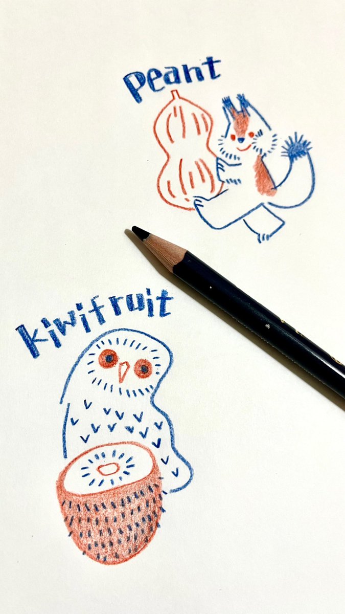 おはようございます。🐓
また英語間違いました...
確認しながら描いたつもりなのに、なぜこんなに文字数が少なくなるのだ? 