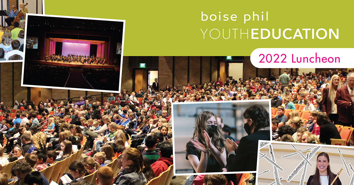 Boise Phil's Youth Education Program provides a pathway to a deeper connection to music as an art form and vital element of a well-rounded education!

Join us at The Grove Hotel - Boise on March 30 at 11:30am.

Info and tickets are available at boisephil.org/bp_event/edlun…