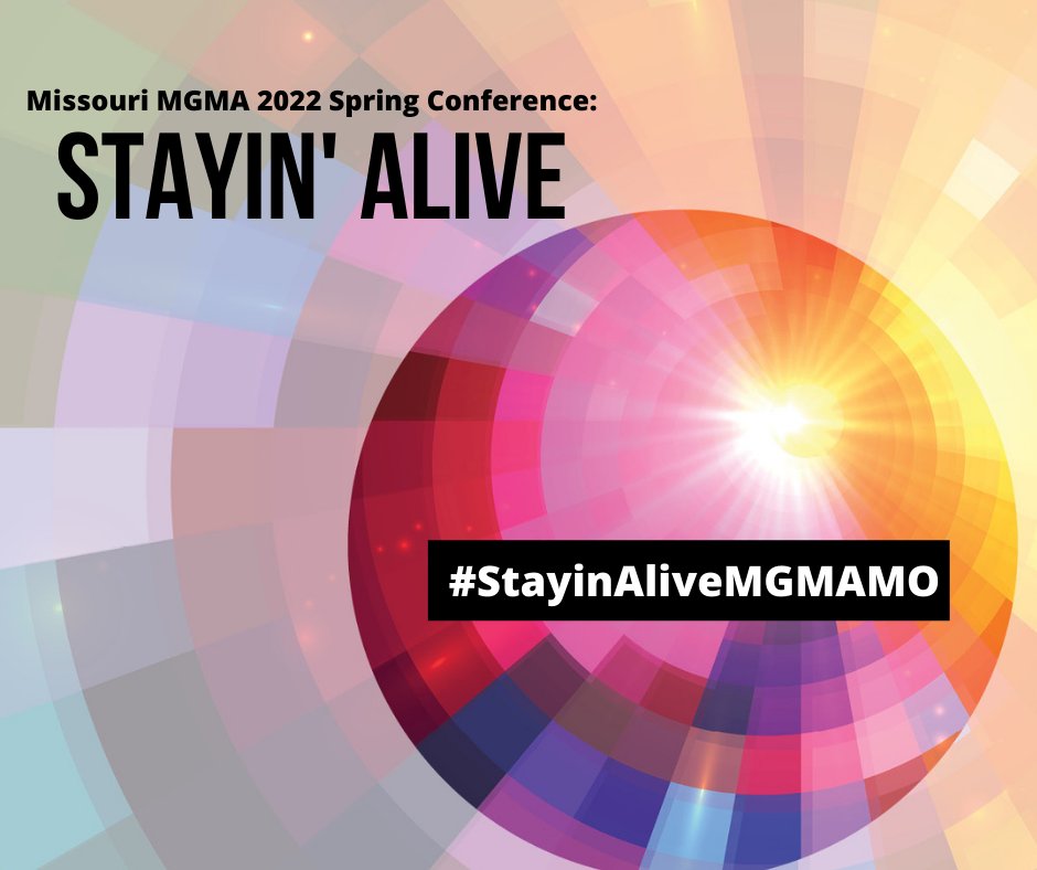 MGMAMissouri's tweet photo. Introducing the Missouri MGMA 2022 Spring Conference theme... Stayin' Alive! 
Register today and get ready to boogie. https://t.co/YOqjh1px2j
#StayinAliveMGMAMO https://t.co/NnSaP0ND20