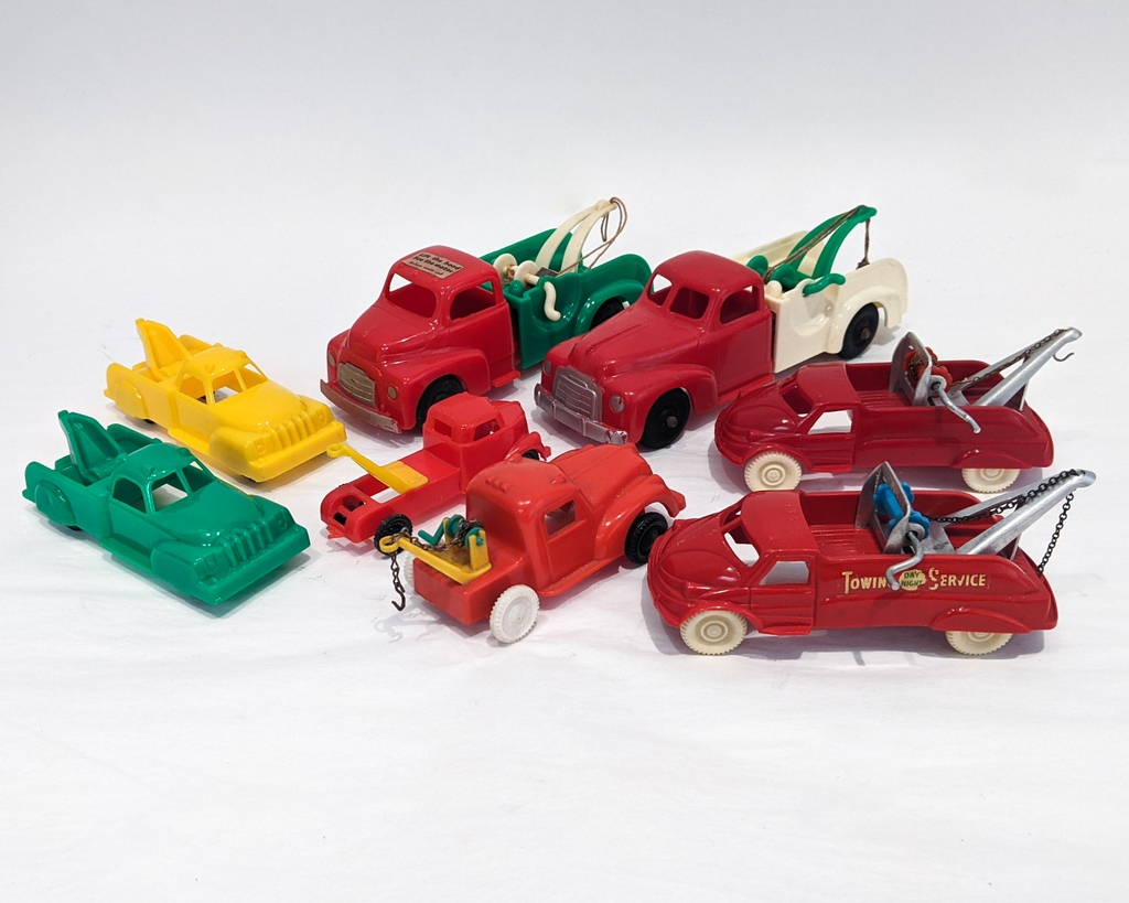 AntiqueToyQuest's tweet photo. #TowTruckTuesday... All of these beauties are for sale and destined for the online shop this week! 😊 https://t.co/fuNrqMcPsU