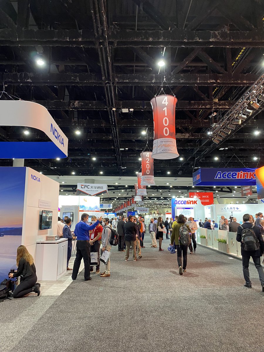 Had a chance to walk the floor this morning at #OFC22. #Canada is well represented. <a href="/Aeponyx/">Aiko Puisor</a> <a href="/Coractive/">Coractive</a> <a href="/EXFO/">EXFO</a> <a href="/IBMCanada/">IBM Canada</a> <a href="/IridianSpectral/">Iridian</a> <a href="/JgrOptics/">JGR Optics</a> MPB Communications, Optiwave Systems, One Silicon Chip Photonics, <a href="/OZOptics/">OZ Optics Limited</a> <a href="/POETtech/">POET Technologies</a> <a href="/RANOVUS/">RANOVUS</a> @TeraXion Zaber Technologies