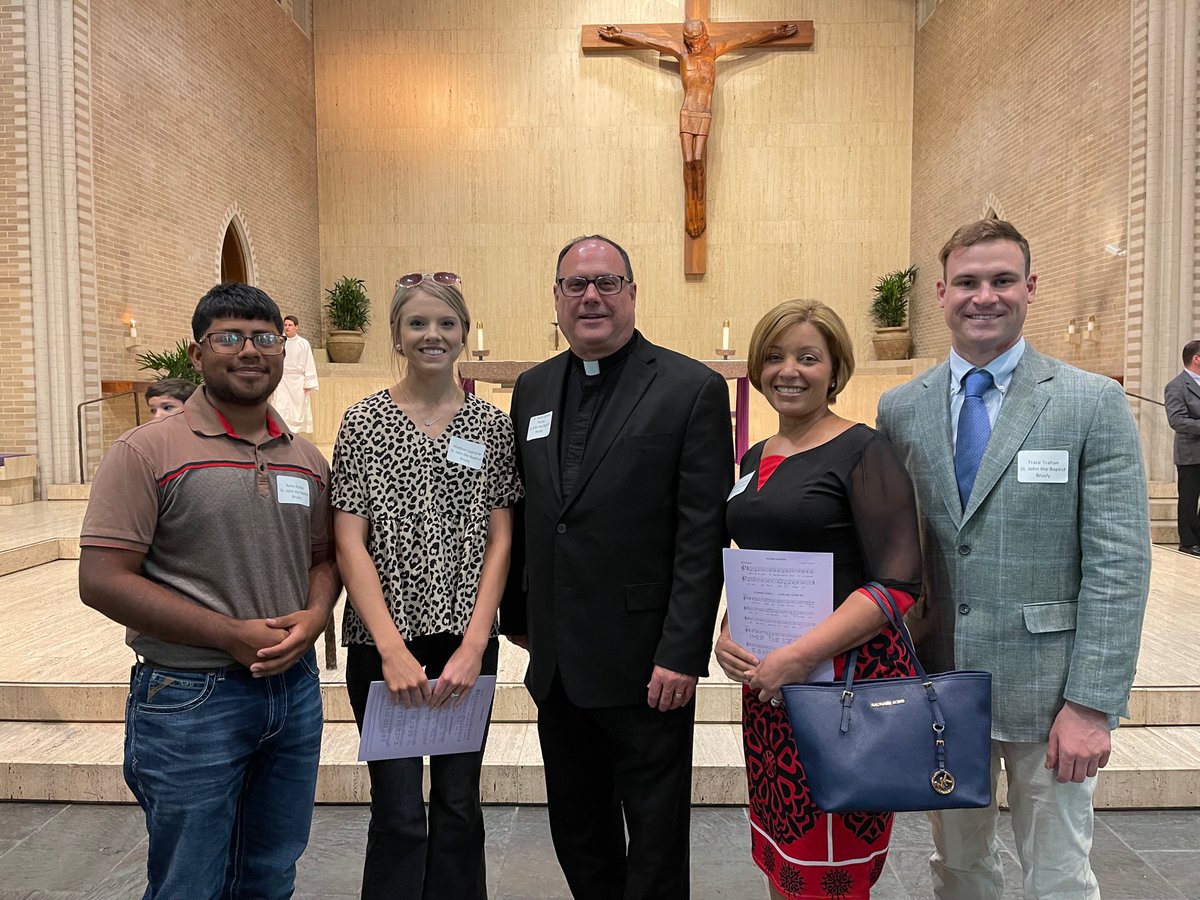 Congratulations to this year's RCIA candidates for full communion who attended the Rite of Election at St. Joseph Cathedral on Sunday.