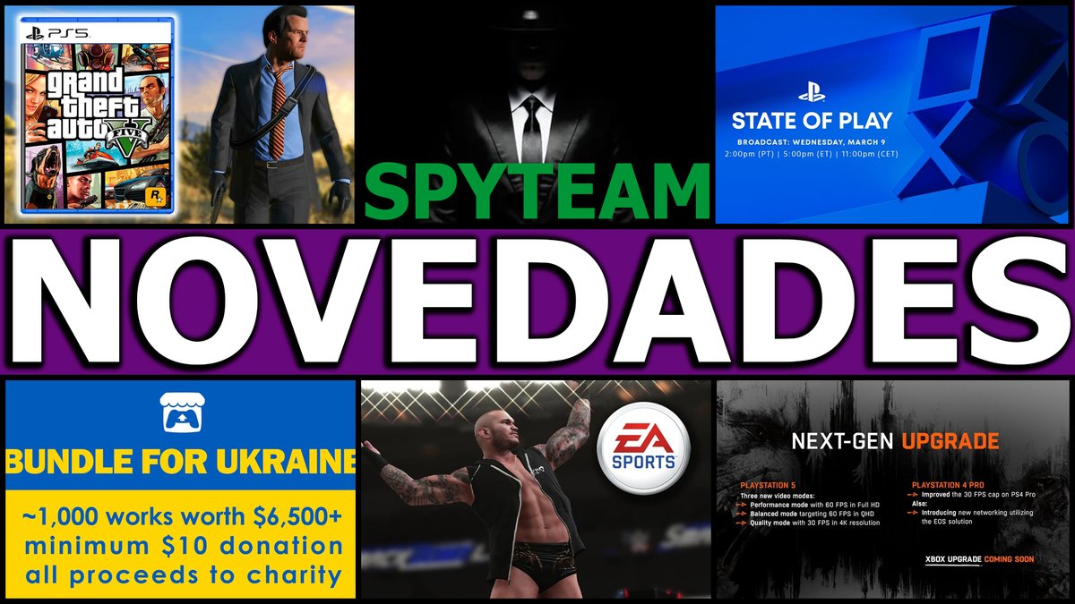 El_Locon_Gamer's tweet image. MAÑANA #STATEOFPLAY | #SPYTEAM EL JUEGO SECRETO DE #BETHESDA | #GTAV SIN ACTUALIZACIÓN GRATUITA PARA #PS5 Y #XboxSeries | #DyingLight UPGRADE A 4K Y 60FPS PARA LA #NEXTGEN | #WWE PASARÍA A #EASPORS Y MUCHO MÁS

⬇️⬇️⬇️
youtu.be/kb0ELzFUOMc