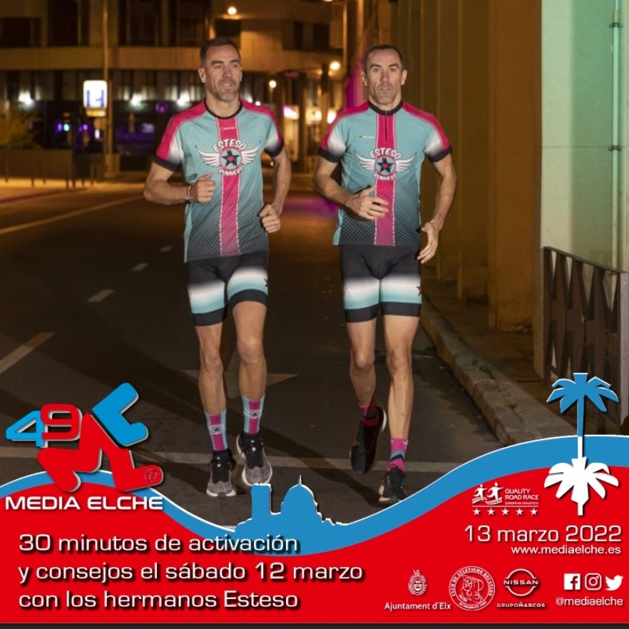 😊 ¿ Nervios para el domingo <a href="/Media_Elche/">Media Elche</a> ? Te queremos ayudar 🙏. 

🏃‍♂️ Ven el sábado 12, a las 9 de la mañana al Centro de Congresos ( Feria Corredor MM Elche ) 🏃‍♀️. 

👟 Trotaremos 30 minutos, lo pasaremos bien, compartiendo kms y consejos a un ritmo muy suave 🤩 Y algún 🎁 2x1