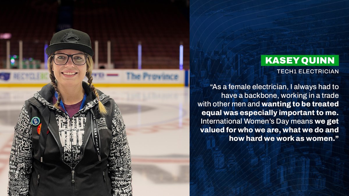 Canucks's tweet photo. From game entertainment to marketing to e-sports and tech, we have women in many different positions throughout our organization who are vital to their departments' daily operations. https://t.co/zrgcqWDcA0