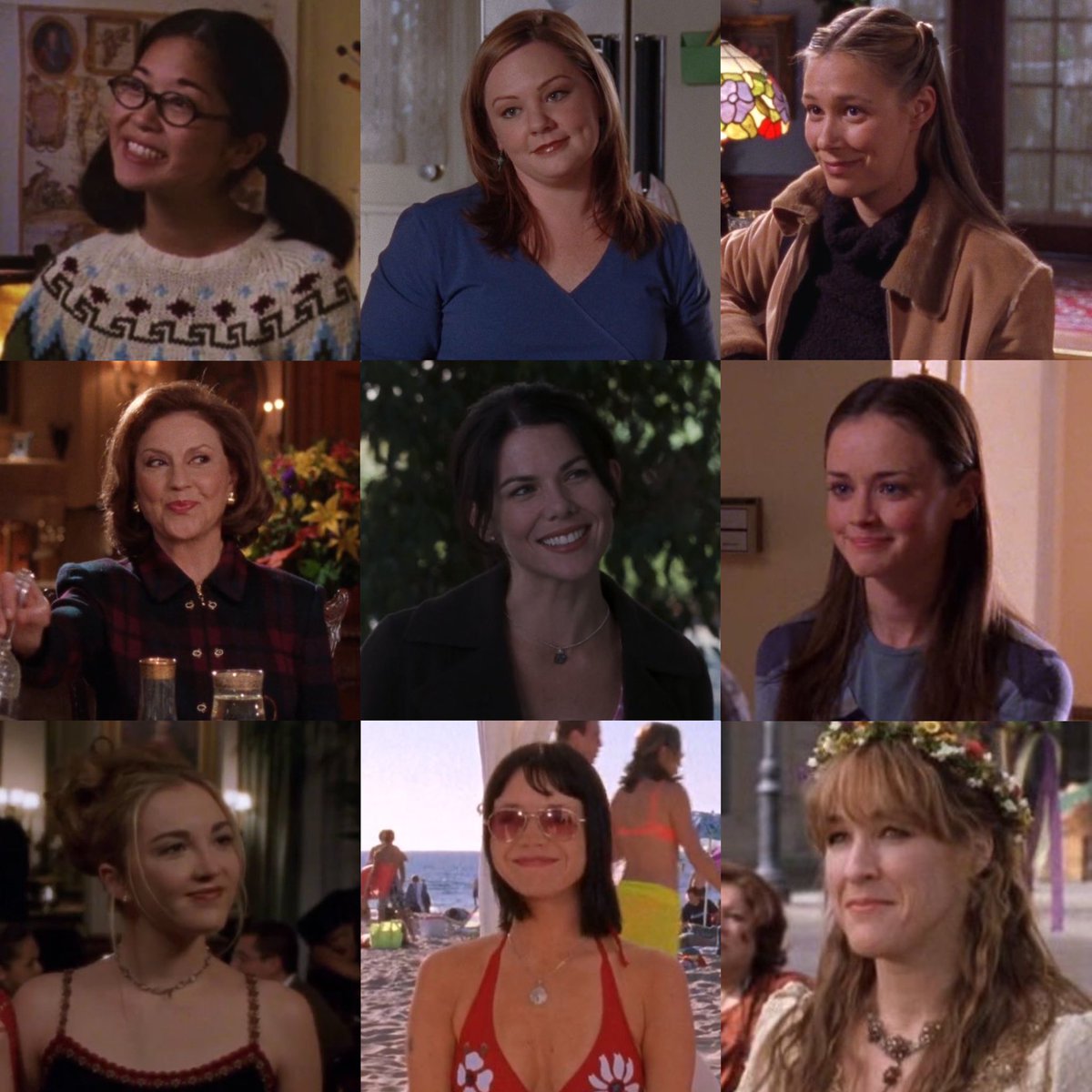thinkergilmore's tweet photo. the women of gilmore girls https://t.co/jwtD2VlTfU