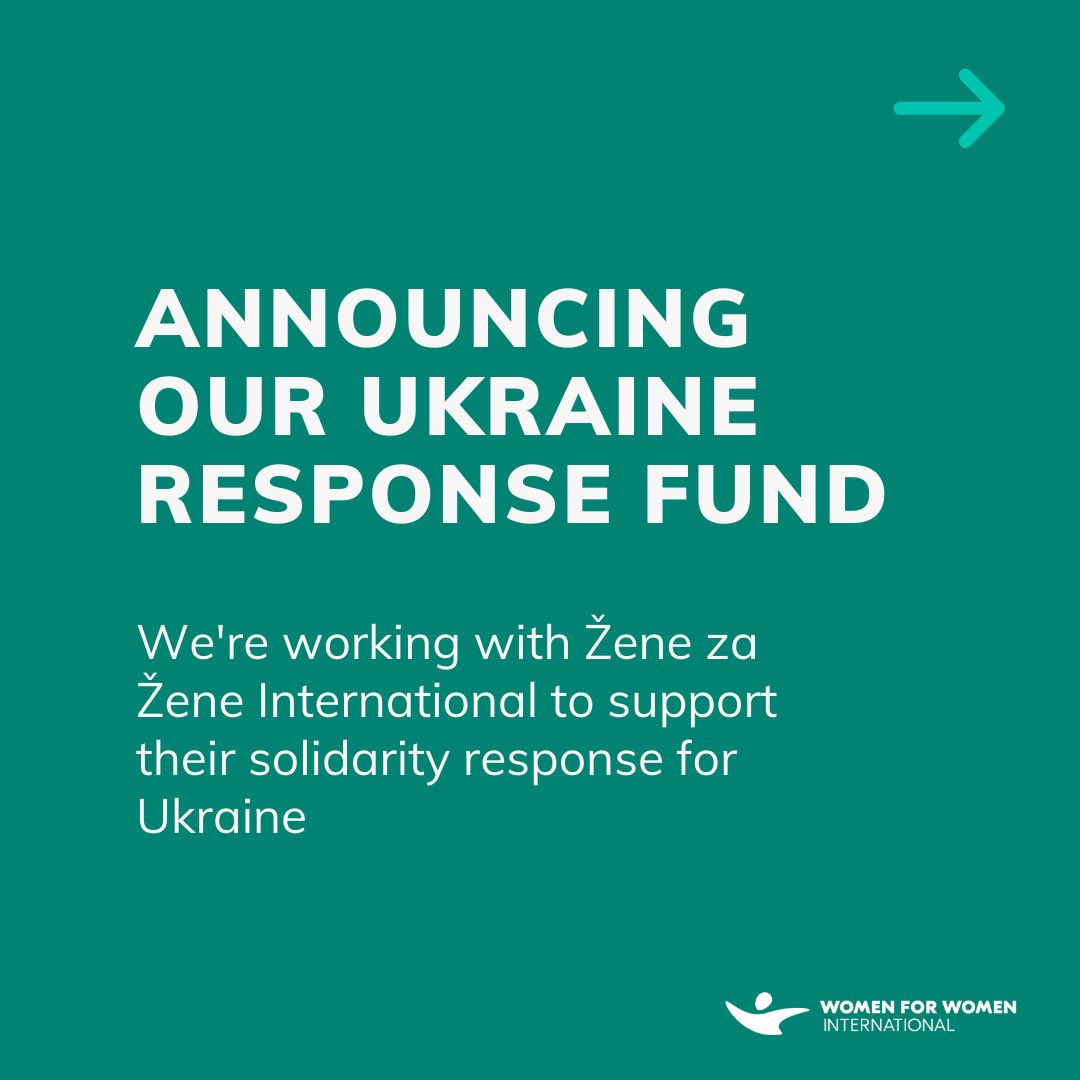 WomenforWomen's tweet photo. Happy #InternationalWomensDay!

We can’t possibly celebrate today without also acknowledging the women affected by the war in #Ukraine

That’s why we are partnering with @zene_za_zene in solidarity. https://t.co/gq3nMtI2aV