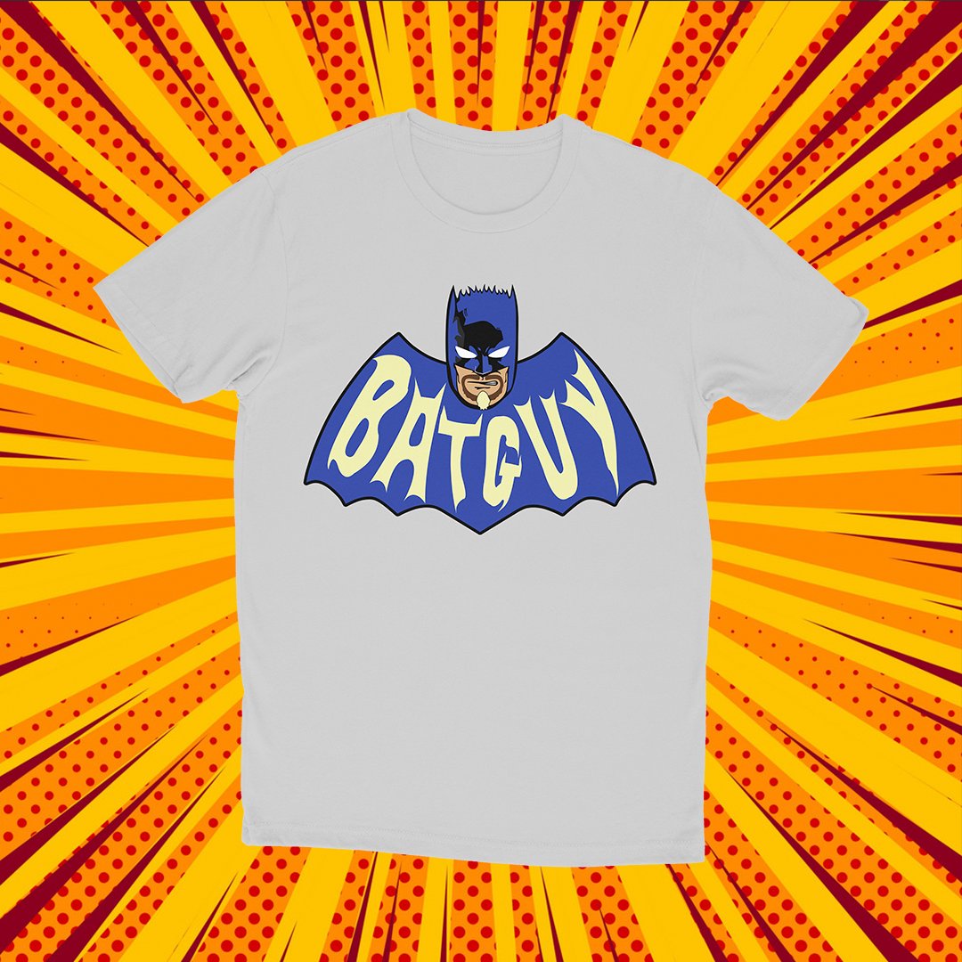 flavortown's tweet photo. You've never seen Guy and Batman in a room together 👀 BatGuy Tee out now

🛒: https://t.co/5YRI45qs6f

#TheBatman https://t.co/Y4HyE1baPW