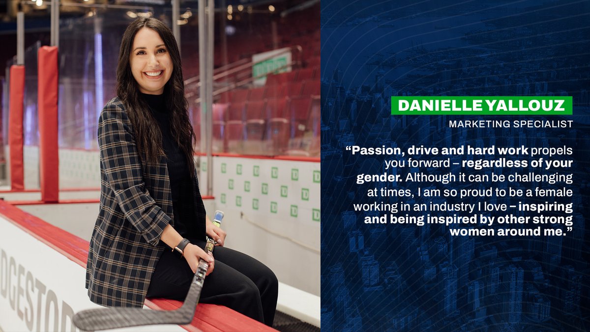 Canucks's tweet photo. Representation is what inspires others to pursue their passions. 

Showcasing women in their roles allows the next generation to see they belong and are welcome in the sports industry and beyond. https://t.co/3GiaFZHOMi