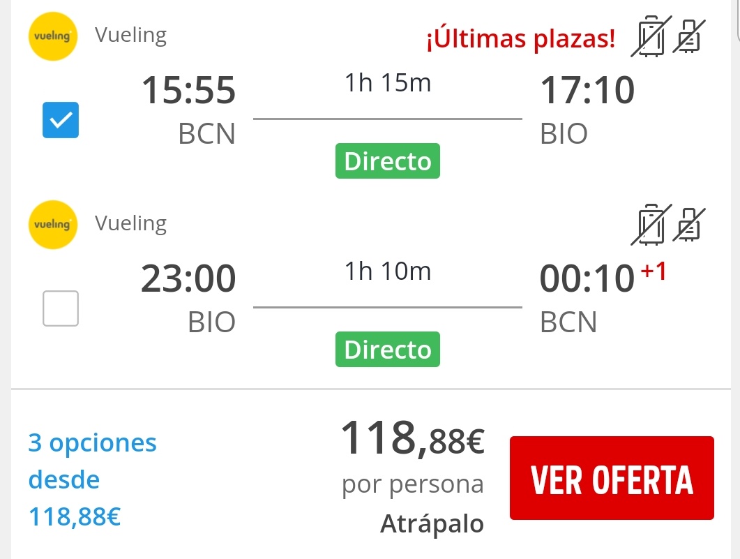 ScullyFile's tweet photo. El ridículo de que @vueling no incluya ni equipaje de mano. Tienes q viajar con el DNI en el bolsillo y gracias. 🤣 https://t.co/FDad2njv4Z