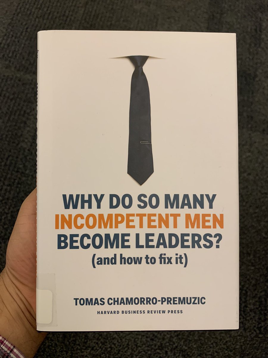 With today being #IWD2022, I highly recommend reading <a href="/drtcp/">Tomas Chamorro-Premuzic</a> tremendous book showcasing why meaningful gender equality will only occur when we ensure that incompetent men don’t make it to leadership positions, which I borrowed from <a href="/VPL/">Vancouver Public Library</a> to review for <a href="/BooksinFive/">Booksin5</a> below!

1/5
