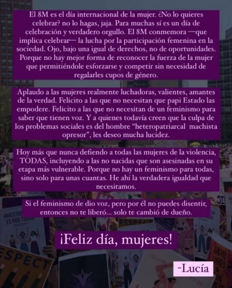 CuestionesP's tweet photo. Celebramos a las #MujeresLibres, la verdad los hará libres https://t.co/vsa8e4cSpd