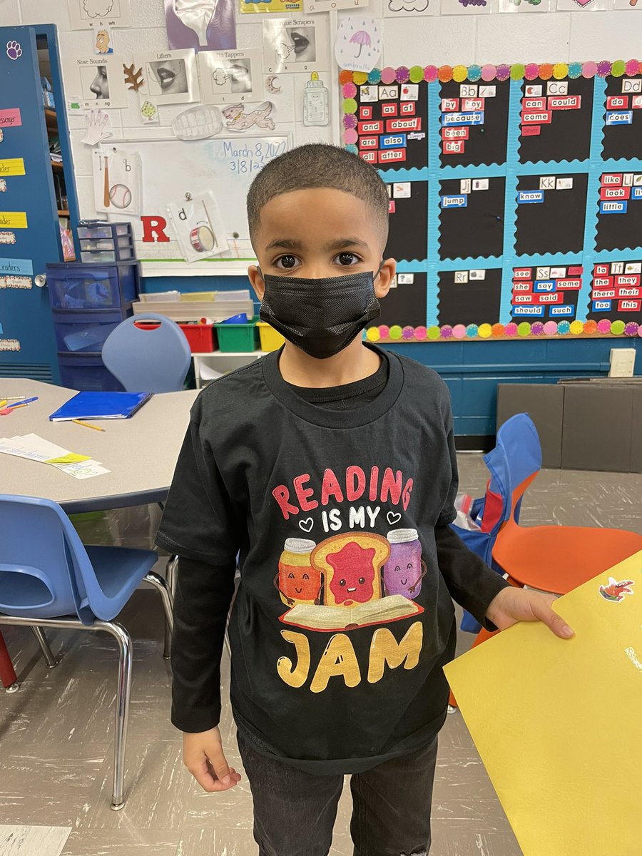 Today we had “Read a Shirt Day” @LindeneauSchool needless to say this one was my favorite!