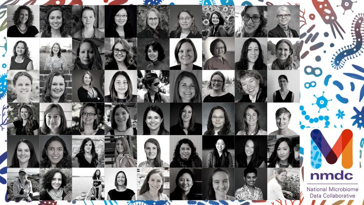 In honor of #InternationalWomensDay today, we celebrate the women of NMDC who make our vision for #FAIR microbiome data possible! 🦠♀️ #NMDCteam #SAB #Champions #JLC #Ambassadors #Collaborators #IWD2022