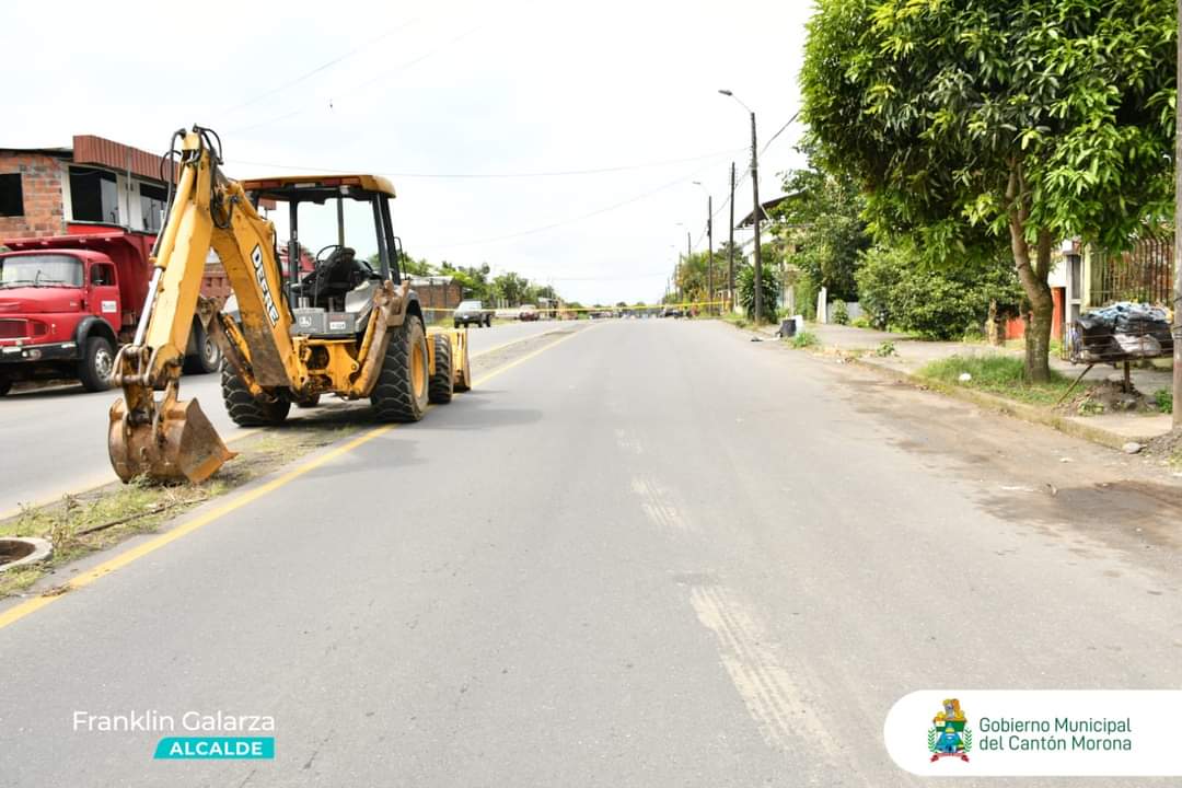 Iniciaron los trabajos de construcción del subsistema de alcantarillado S4 de la ciudad de Macas obra que beneficia más de 200 familias del barrio 27 de Febrero y la Av. 29 de Mayo.