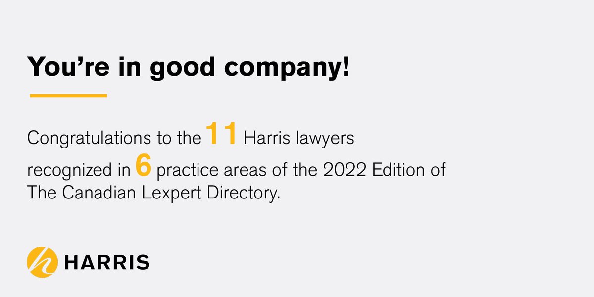 Congratulations to our colleagues and peers who have been recognized in this year's Canadian Lexpert Directory. ow.ly/htpO50Ieqij