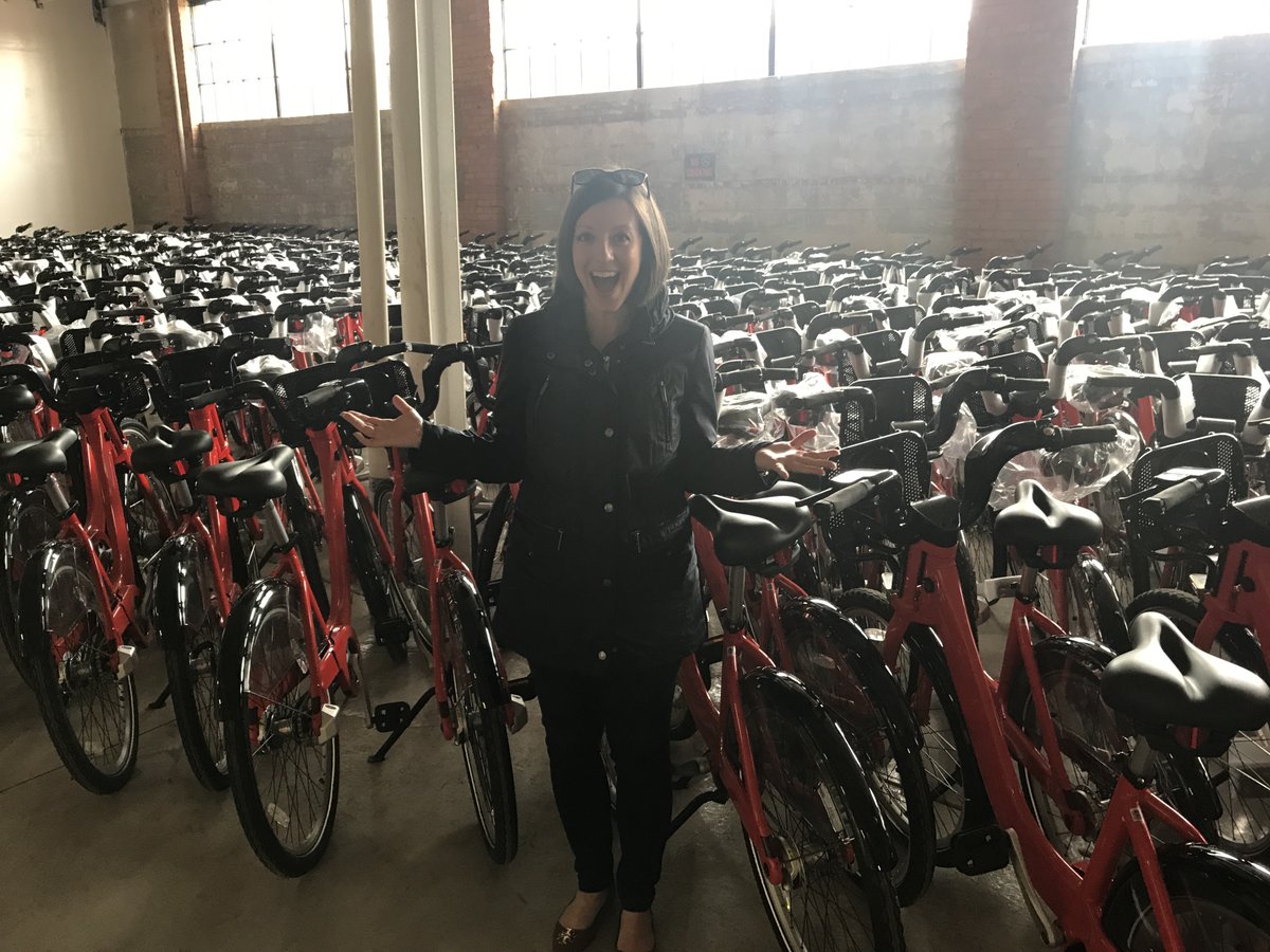 MoGoDetroit's tweet photo. Did you know? MoGo is a female-founded non-profit! In honor of International Women's Day, we wanted to shout out our founder, Lisa Nuszkowski, along with a picture of when the MoGo bikes first arrived!
#InternationalWomensDay #FemaleFounded #DetroitBased #Detroit #MoGoDetroit https://t.co/xV3ctjyr5g