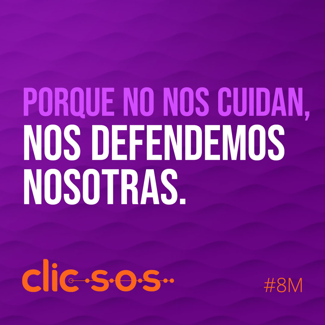 clic_sos's tweet photo. #8M La red para cuidarnos entre nosotras. https://t.co/yUXcqMxYFh