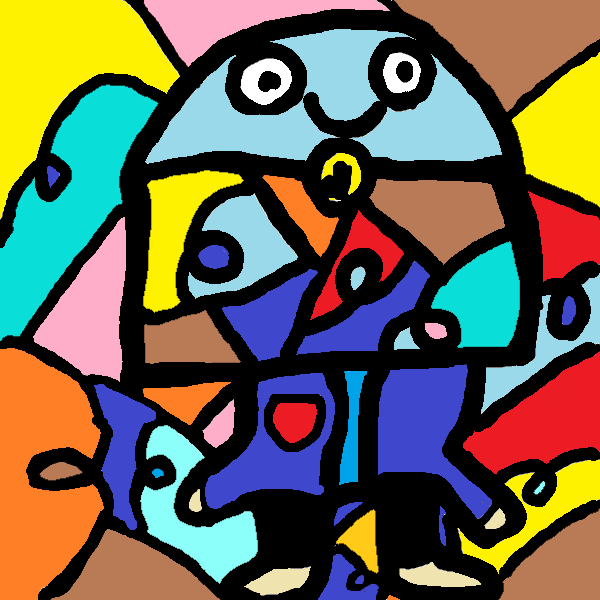murayamanz's tweet photo. @Bobo_Metaverse Boboさん、Gmです！☀
宣伝失礼します♪🌈

6歳の男の子が描く、不思議な生き物（モノノケ）が暮らす世界「Mononoke◆paint」（
https://t.co/TxY3Jy6XQz ）
から新作です。

「海のいるかほてる」
https://t.co/MNaD1g0OFM
モノノケ達が泊まりに来る、イルカのホテルです😊✨ https://t.co/QnQ0YQQCf8