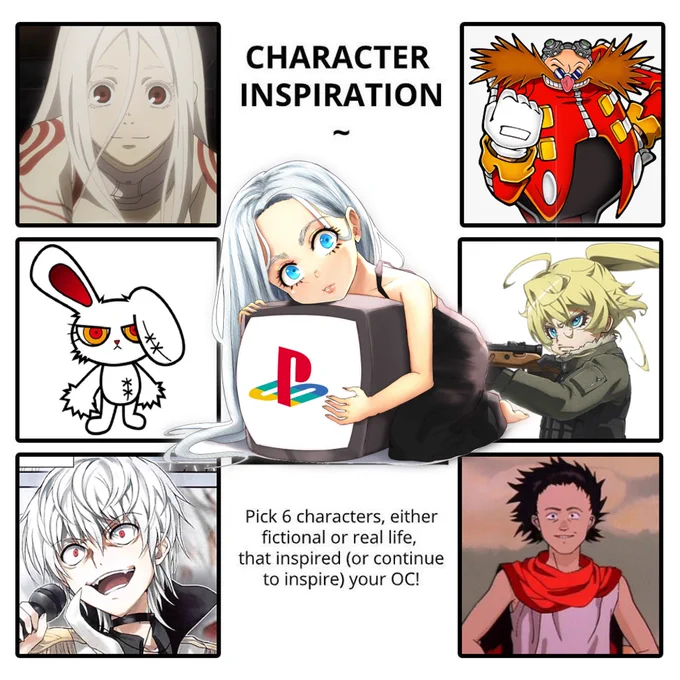 Character inspiration for Mary a.k.a G0dchild 
