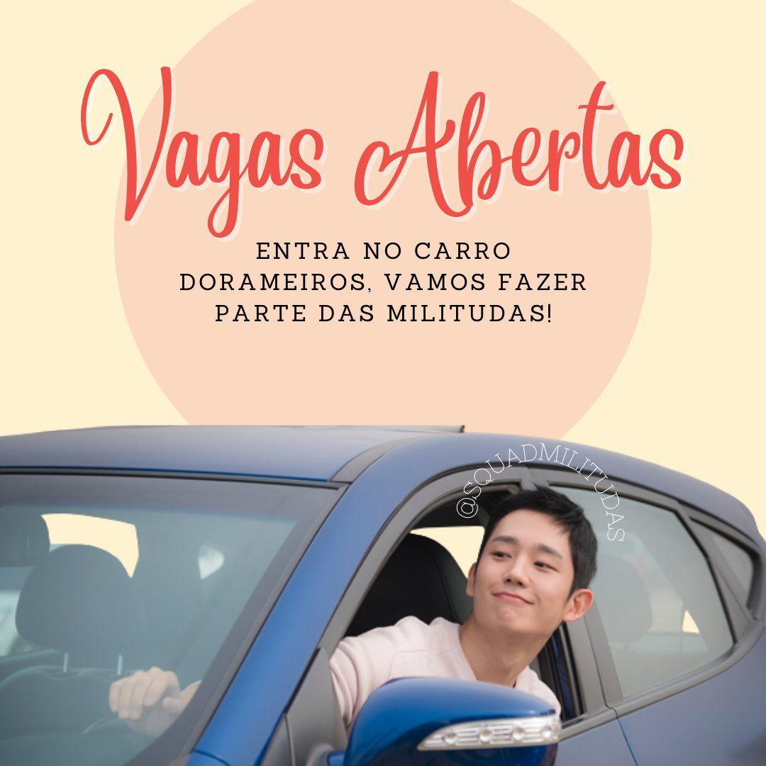 VAGAS ABERTAS NO SQUAD 📢

Estamos abrindo novas vagas! 
Para entrar:

-Siga a página do squad
-FAV e RT no post.
-Comente seu user na publicação.
- Se te seguirmos, você será uma de nós!