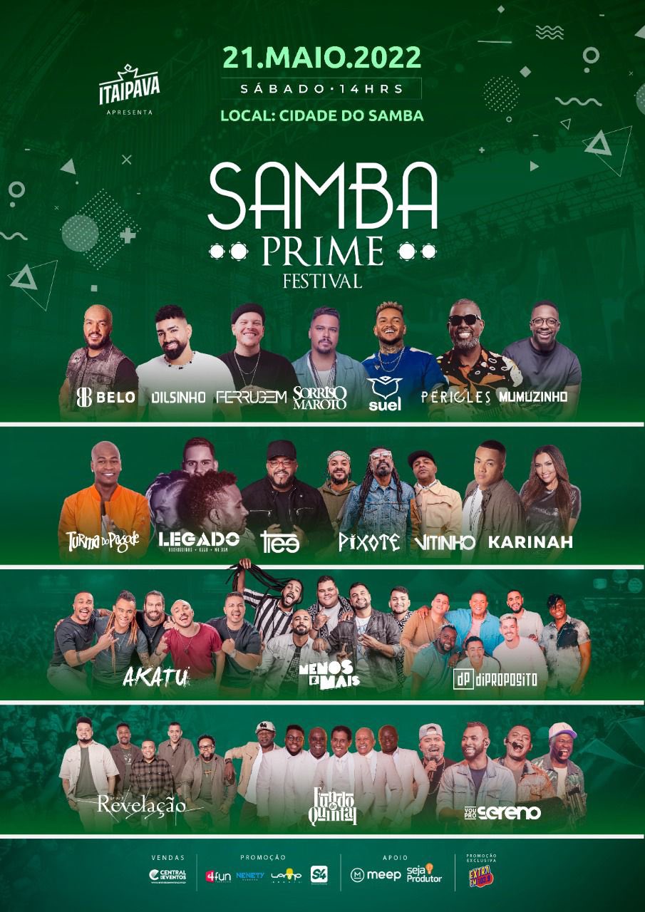 Samba Prime 2022 @ Cidade do Samba em Belo Horizonte