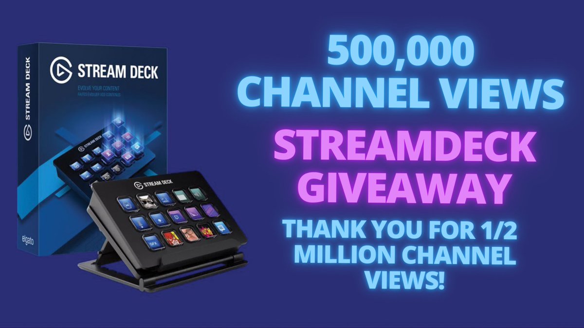 chlooeeeexo's tweet photo. To celebrate hitting 500k channel views we are giving away an @elgato Streamdeck!

📣 ENTER HERE 📣
🔗 https://t.co/IayWppPQDX 🔗

Good luck everyone! ❤️

I still can’t believe this has happened, what a HUGE milestone 🥲 https://t.co/c21K6vPBTw