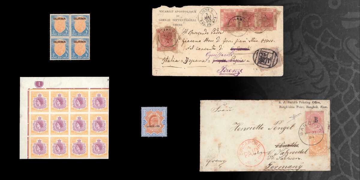 SpinkandSon's tweet photo. Stamps and Covers of Asia
9 March 2022 | 10 AM | London RPSL
Watch and bid online on #SpinkLive
https://t.co/SUOKjCbkZV
#spink_auctions #stamps #philately https://t.co/mPQkKTtZlR