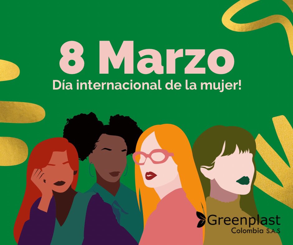greenplastcol's tweet photo. Feliz dia internacion de la mujer, les desea @greenplastcol 💪🏻♻️ 👧🏻👩👩🏾‍🦱👱🏻‍♀️👩🏽‍🦳👵🏻 https://t.co/uYiSbjRQkh