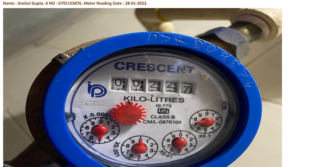 AnshulGTweets's tweet photo. @DelhiJalBoard @Ceo_djb Bill generated for wrong meter reading. Actual Meter Reading on 28JAN22 is 227 but bill generated for 707 Units on 29NOV21. Made Multiple Complaints but no action taken, please rectify the bill. https://t.co/8v9wRpoHkd