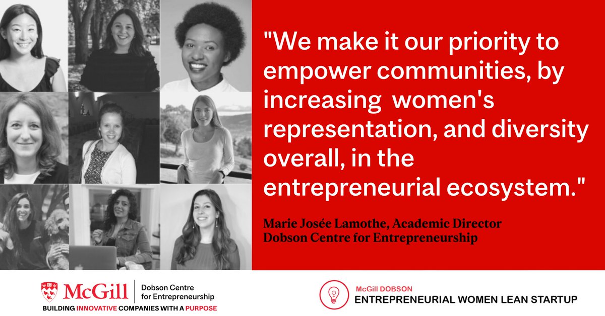 DobsonCentre's tweet photo. Happy International Women's Day! We are proud to support women entrepreneurs in their journeys. 
Learn more about the new Entrepreneurial Women Lean Startup program: https://t.co/liexV2O8EU https://t.co/YJkeBex5zu
