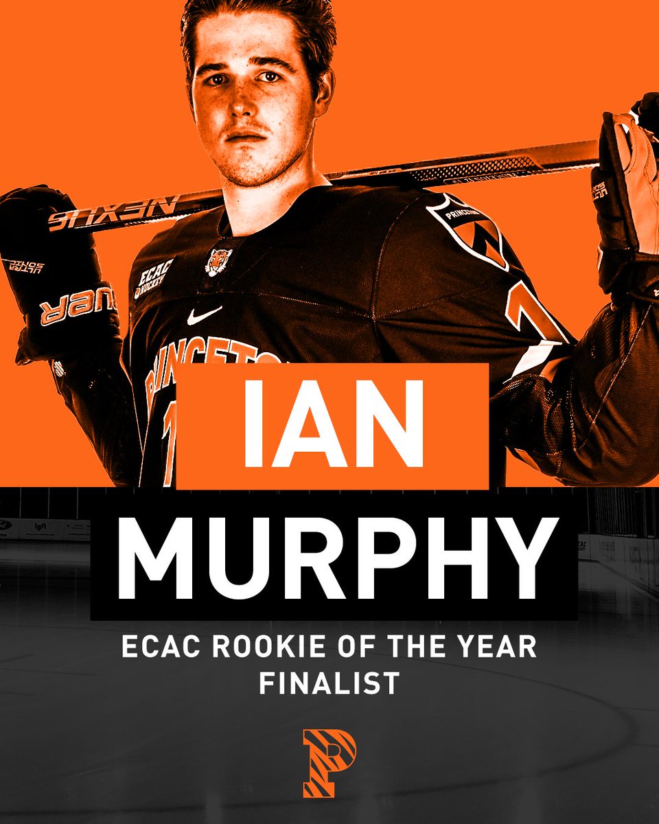 princetonhockey's tweet photo. A Top Newcomer!

Ian Murphy has been named 1 of 3 finalists for @ecachockey Rookie of the Year.

🔗: https://t.co/buq4mLcNIX https://t.co/XRqwQJLGCs