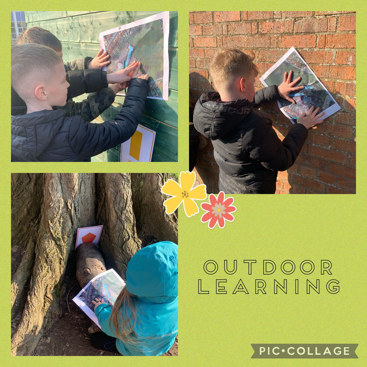 MissStalkerBX's tweet photo. Fun in the sun this afternoon βοΈ Outdoor learning today focused on map reading and direction. We used our skills to locate and identify 2D Shapes hidden in our playground πΊπͺπ‘ #BPSOutdoorLearning https://t.co/V10hsDX48e