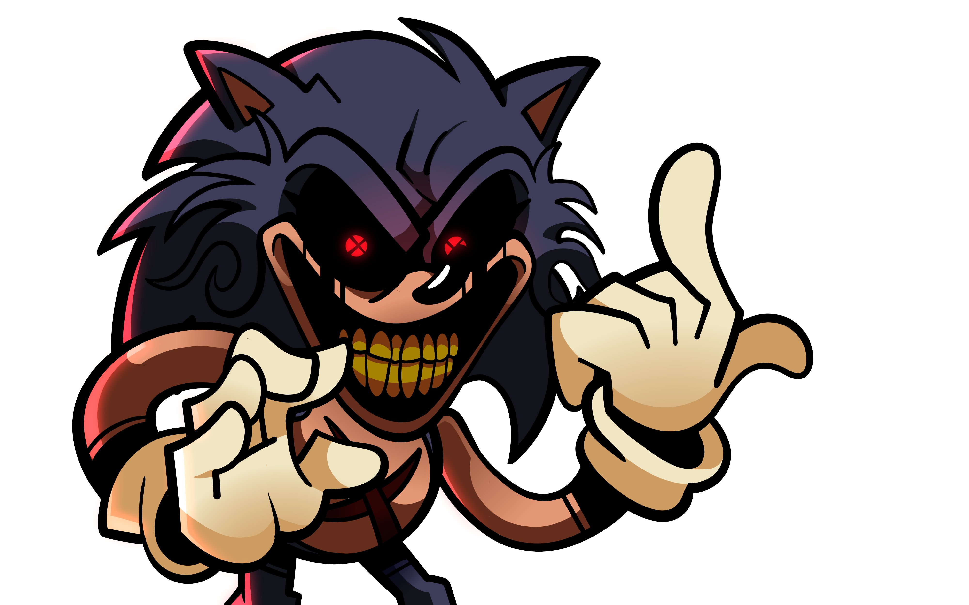 Valonide on X: felt compelled to draw Lord X! #FNF #sonicexe   / X