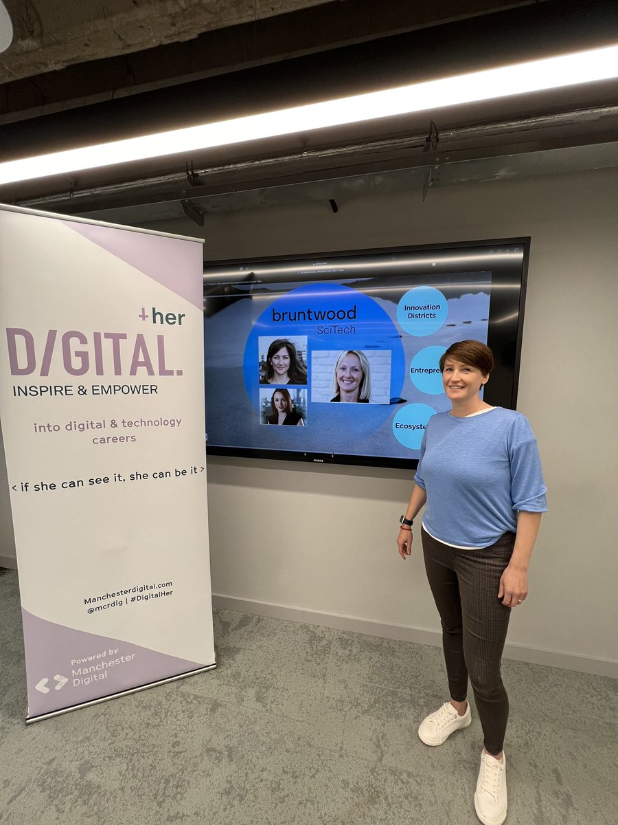 BW_SciTech's tweet photo. We’re ending our #IWD22 here at Manchester Technology Centre at @circlesquaremcr for @McrDig #DigitalHer role models event with our Head of Innovation @DebDoesDigital 🙌🏼 https://t.co/B1KiYpvw4m