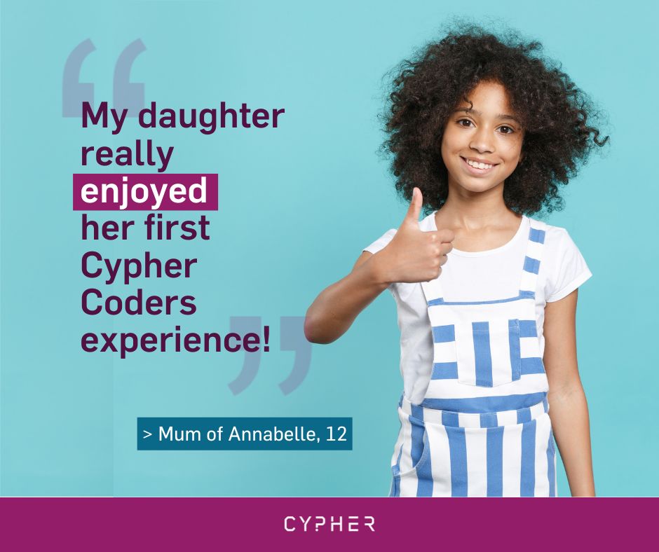 cyphercoders's tweet image. "My daughter really enjoyed her first Cypher Coders experience. Great to be in a virtual class with her school buddies and the teacher, Grace, was very clear, friendly and helpful in her delivery.” - Mum of Annabelle
#CodingLessonsForKids #Coding #FutureOfWork #FutureReady